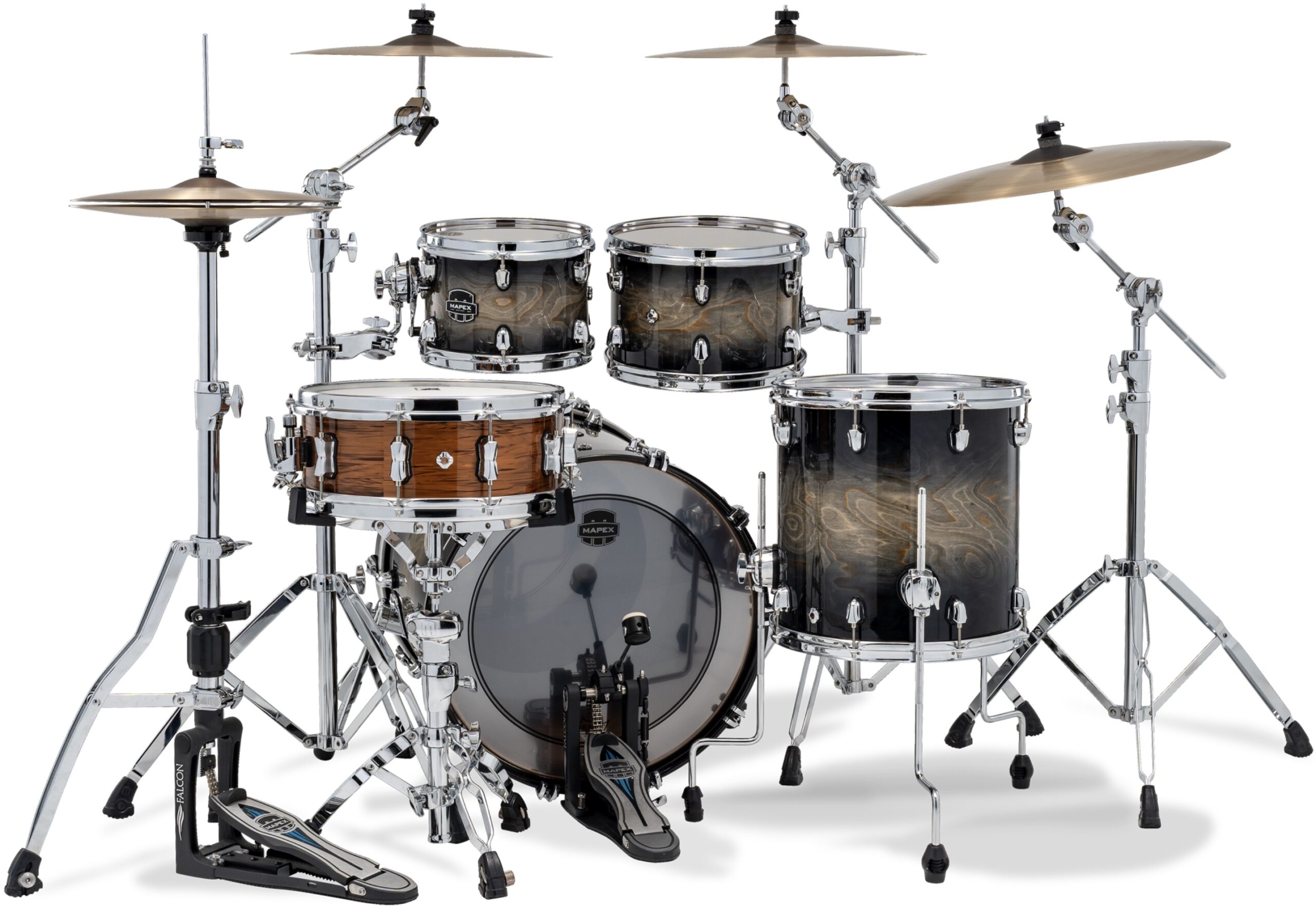 MAPEX IT SR504XZXG DRUM SET SATURN VI BLACK INK BURST