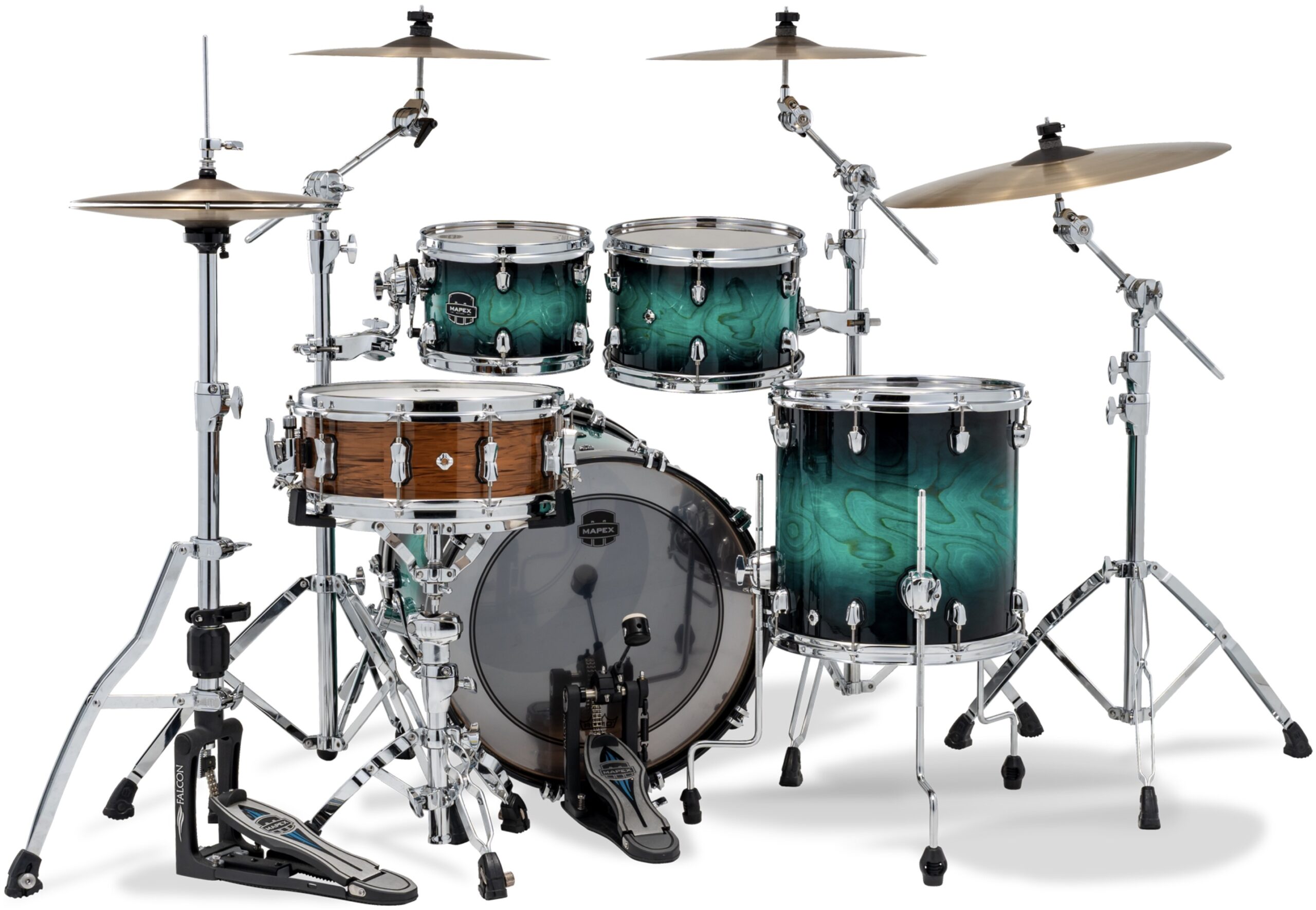 MAPEX IT SR504XZXT DRUM SET SATURN VI MARINE TEAL BURST