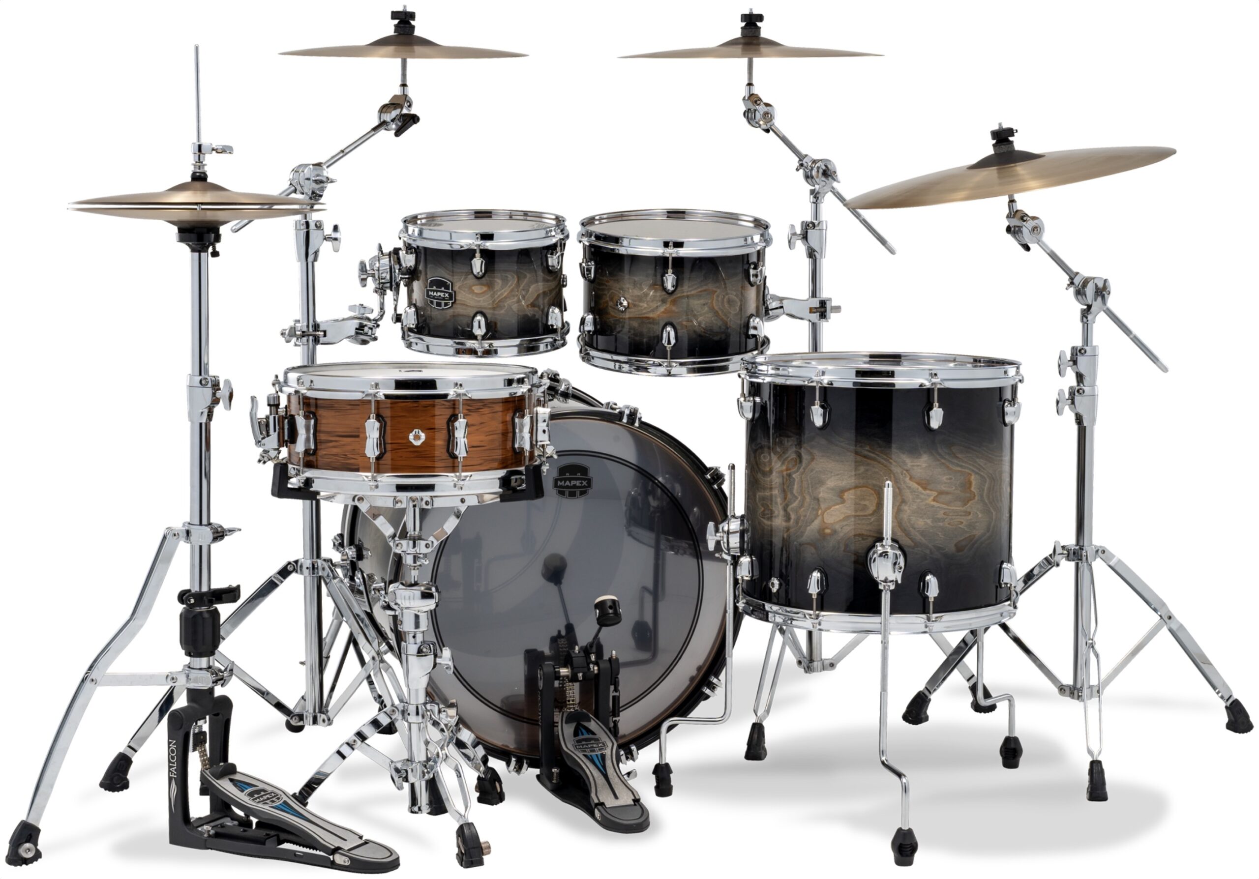 MAPEX IT SR529XUZXG DRUM SET SATURN VI BLACK INK BURST