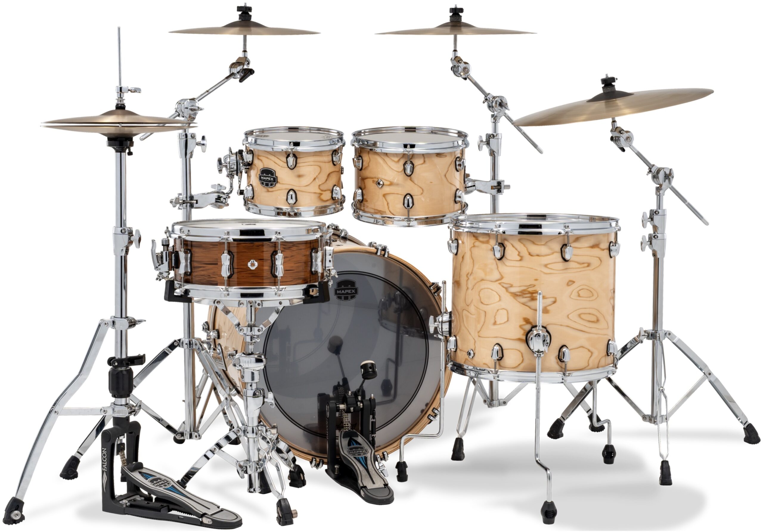 MAPEX IT SR529XUZXN DRUM SET SATURN VI NATURAL MAPLE BURST