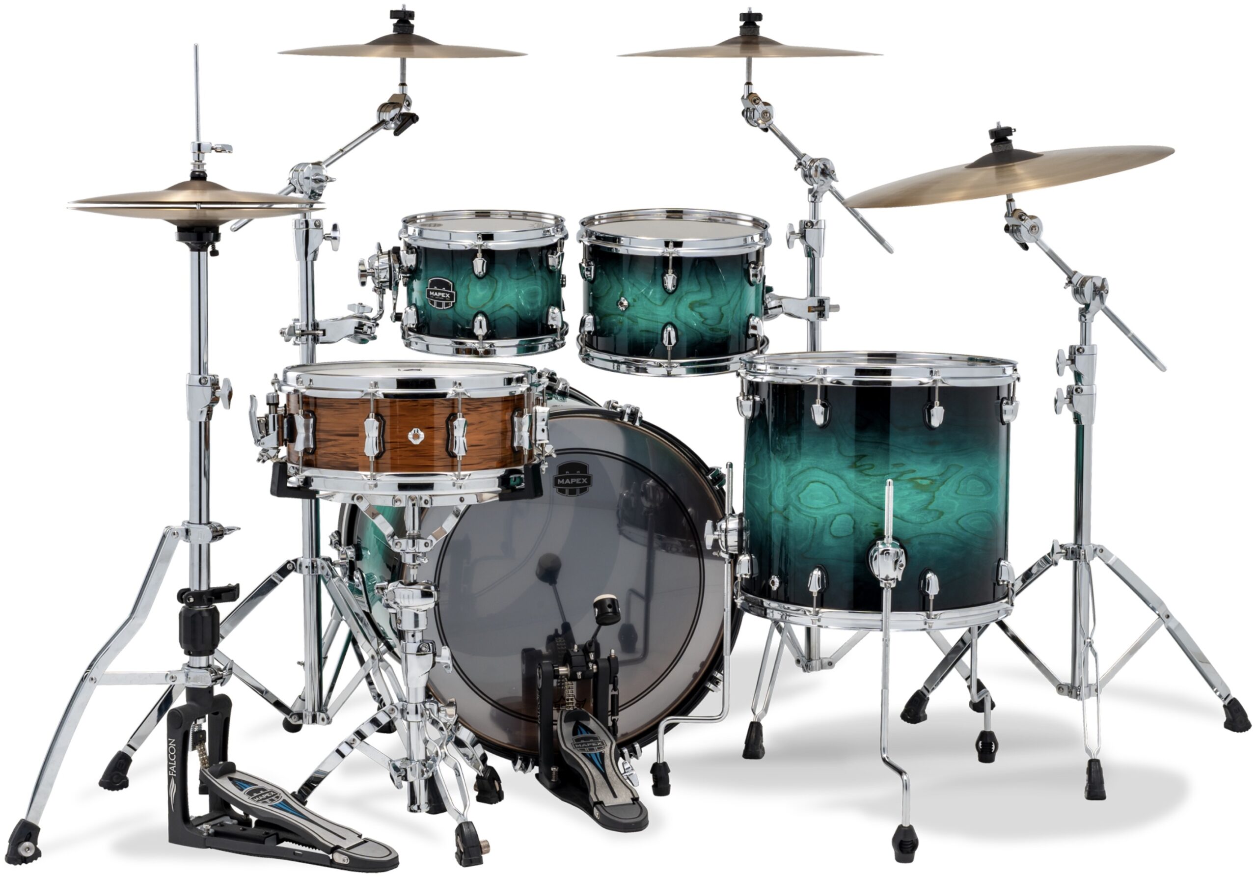 MAPEX IT SR529XUZXT DRUM SET SATURN VI MARINE TEAL BURST