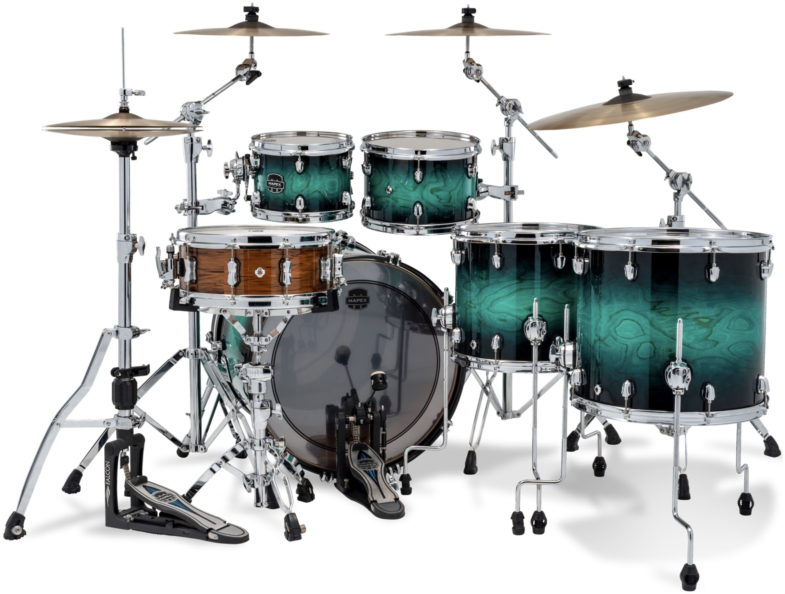 MAPEX IT SR628XUZXT DRUM SET SATURN VI MARINE TEAL BURST