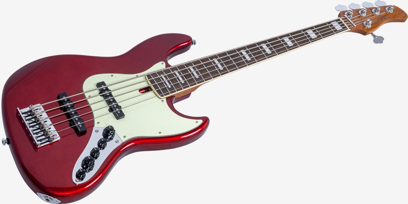 MARCUS MILLER V7 ALDER-5 NEW GEN CAR CANDY APPLE RED