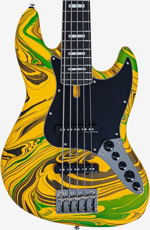 MARCUS MILLER V7 ALDER-5 NEW GEN YELLOW SWIRL