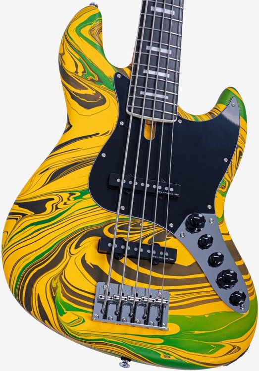 MARCUS MILLER V7 ALDER-5 NEW GEN YELLOW SWIRL