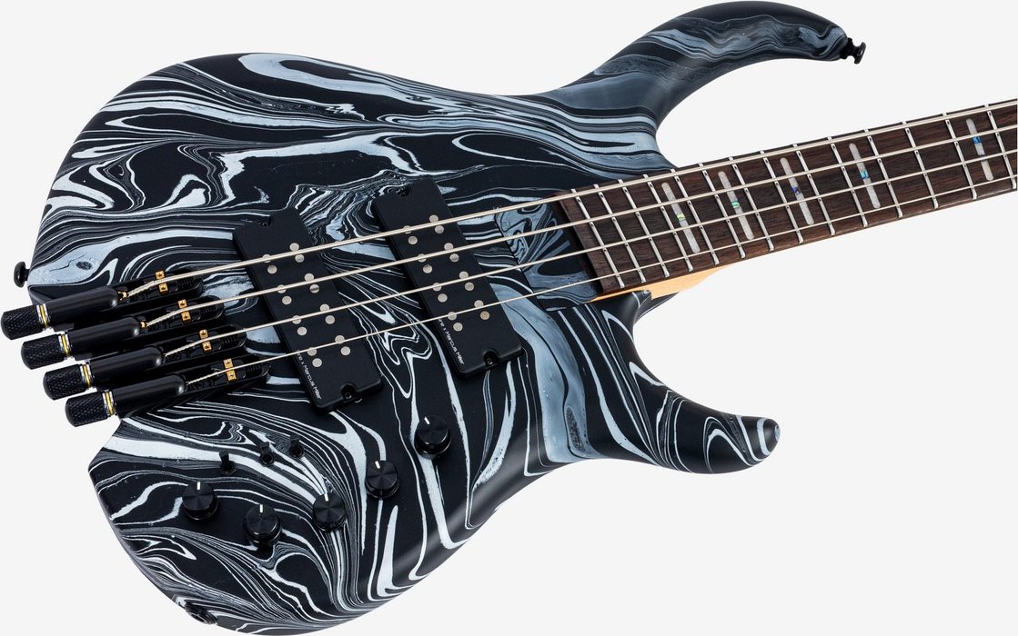 MARCUS MILLER M6 HEADLESS 4 BLACK SWIRL