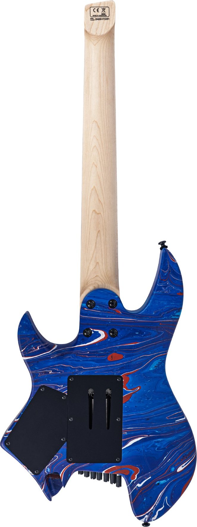 SIRE GUITARS X6 HEADLESS 7 BLUE SWIRL