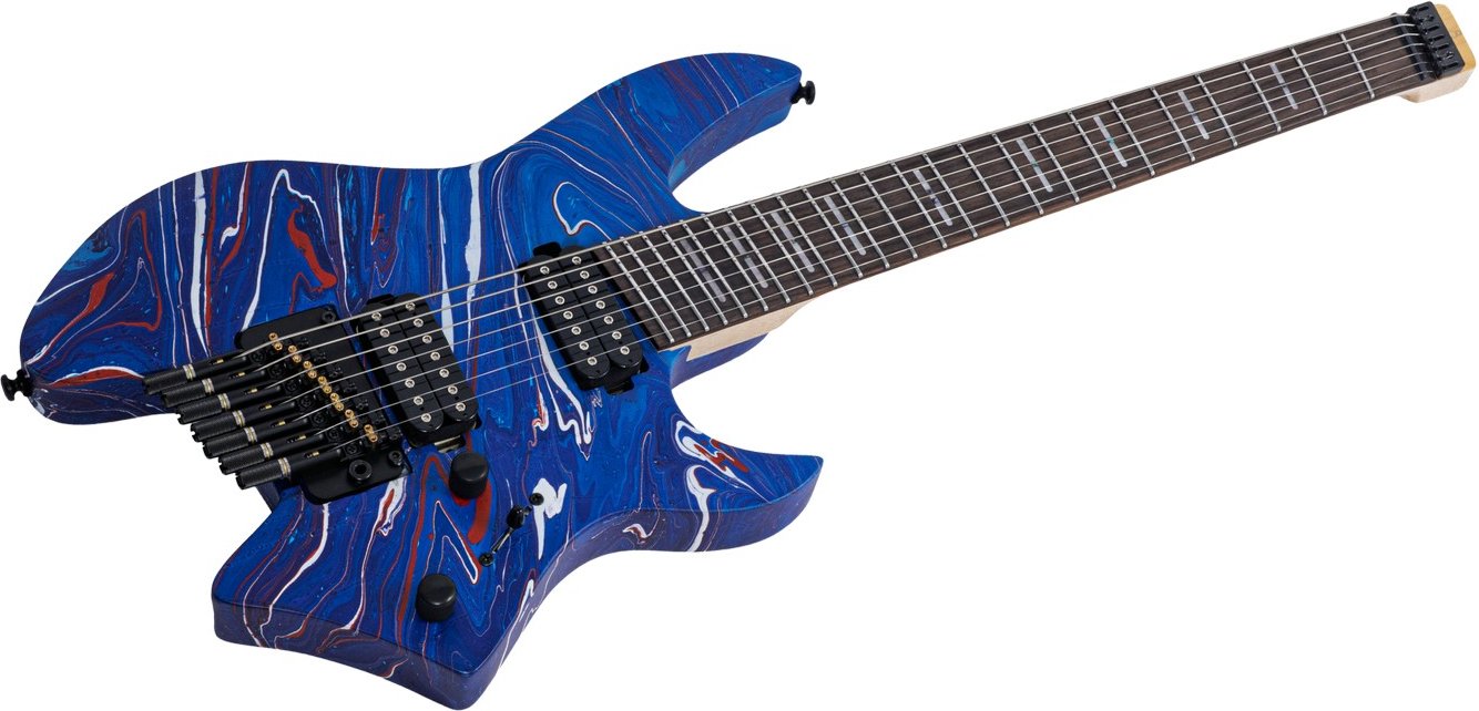 SIRE GUITARS X6 HEADLESS 7 BLUE SWIRL
