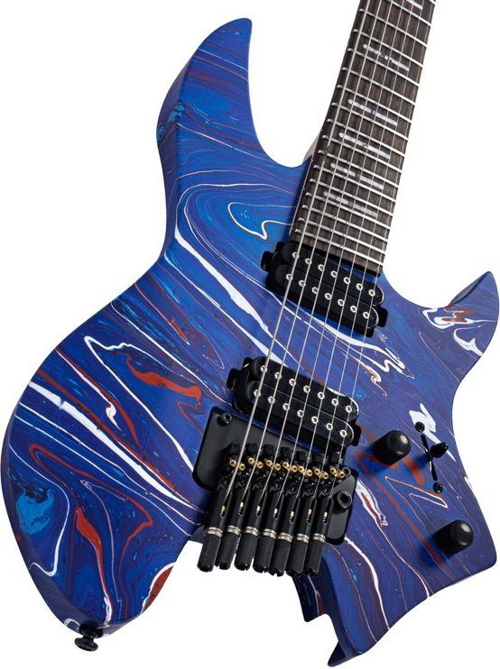 SIRE GUITARS X6 HEADLESS 7 BLUE SWIRL