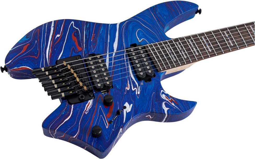 SIRE GUITARS X6 HEADLESS 7 BLUE SWIRL