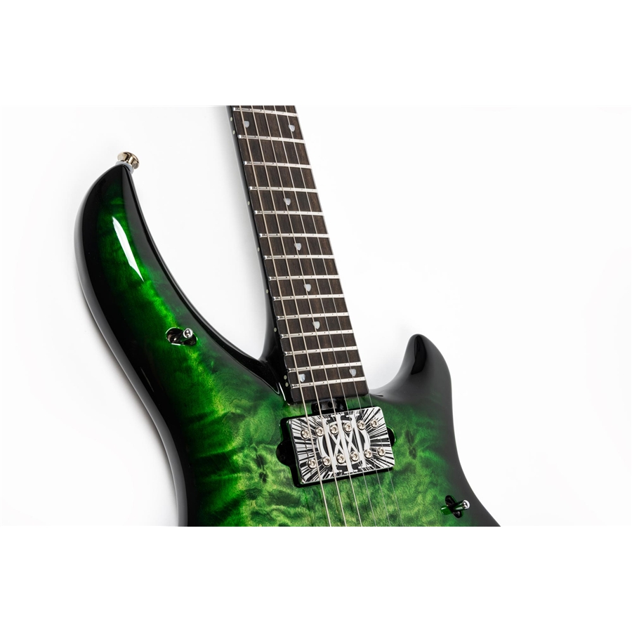 Music Man BFR Majesty 6 Malachite Quilt