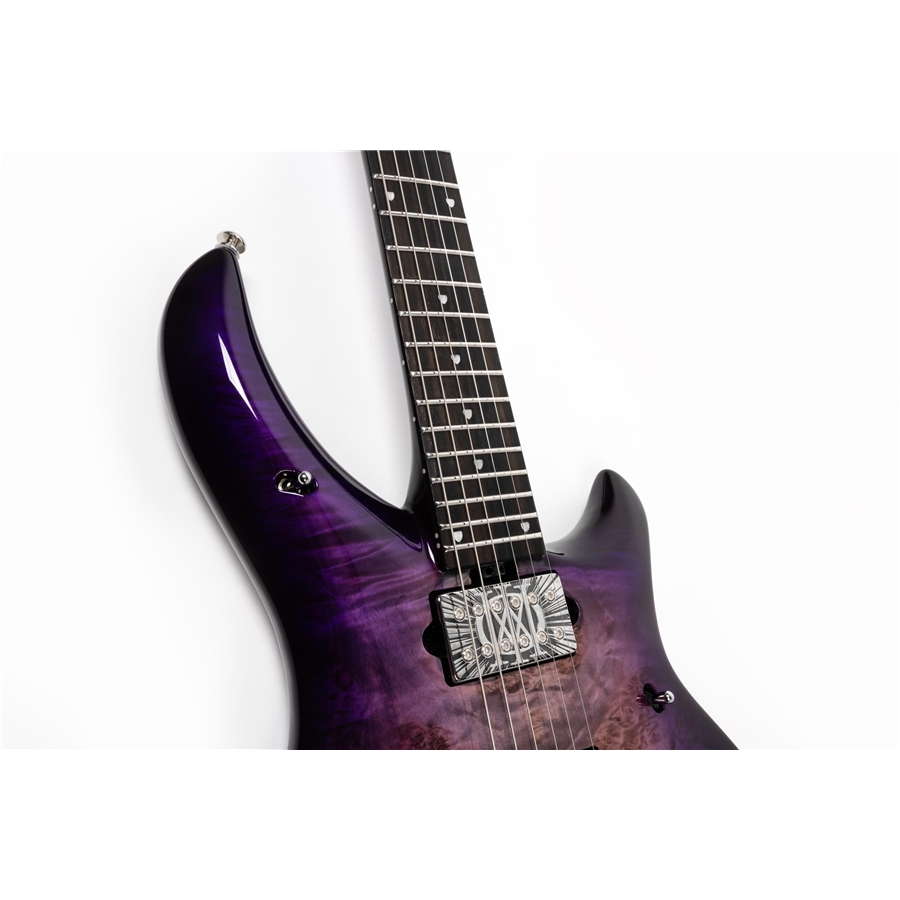 Music Man BFR Majesty 6 Wolfsbane Maple Burl