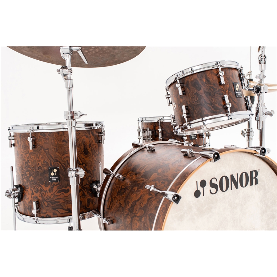 Sonor Momentum, kit 3 pezzi in betulla - 22' 12' 16' California Burl