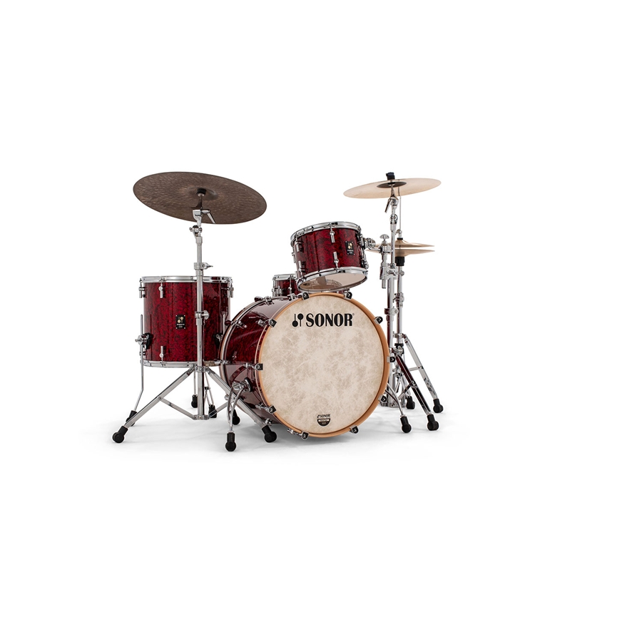 Sonor Momentum, kit 3 pezzi in betulla - 22' 12' 16' Red Pearl
