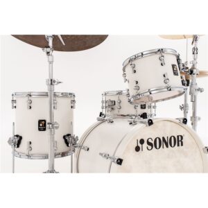 Sonor Momentum, kit 3 pezzi in faggio - 20' 12' 14' Satin Pure White