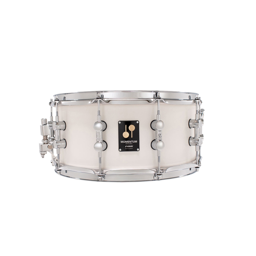 Sonor Momentum Rullante 14x6.5 in Acero - Satin Pure White