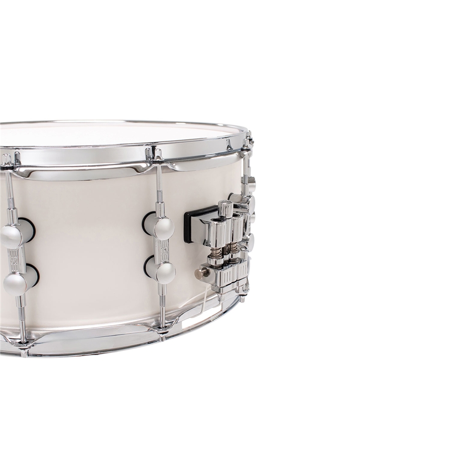 Sonor Momentum Rullante 14x6.5 in Acero - Satin Pure White