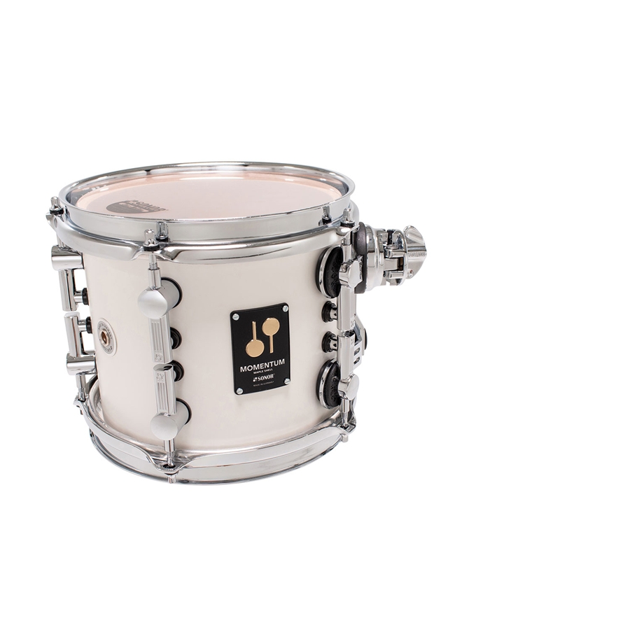 Sonor Momentum Tom 08x07 in Acero - Satin Pure White