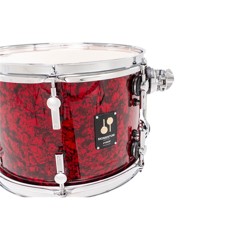 Sonor Momentum Tom 12x8.5 in Acero - Red Pearl