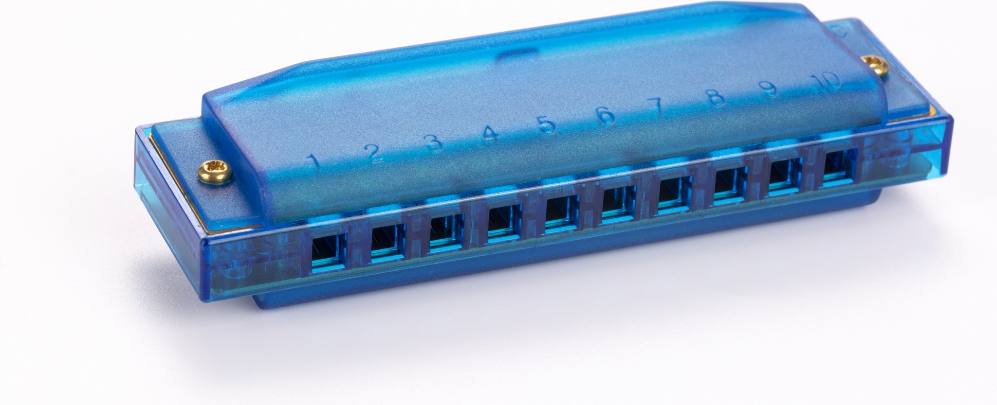HOHNER TRANSLUCENT HARP BLUE HARDCASE