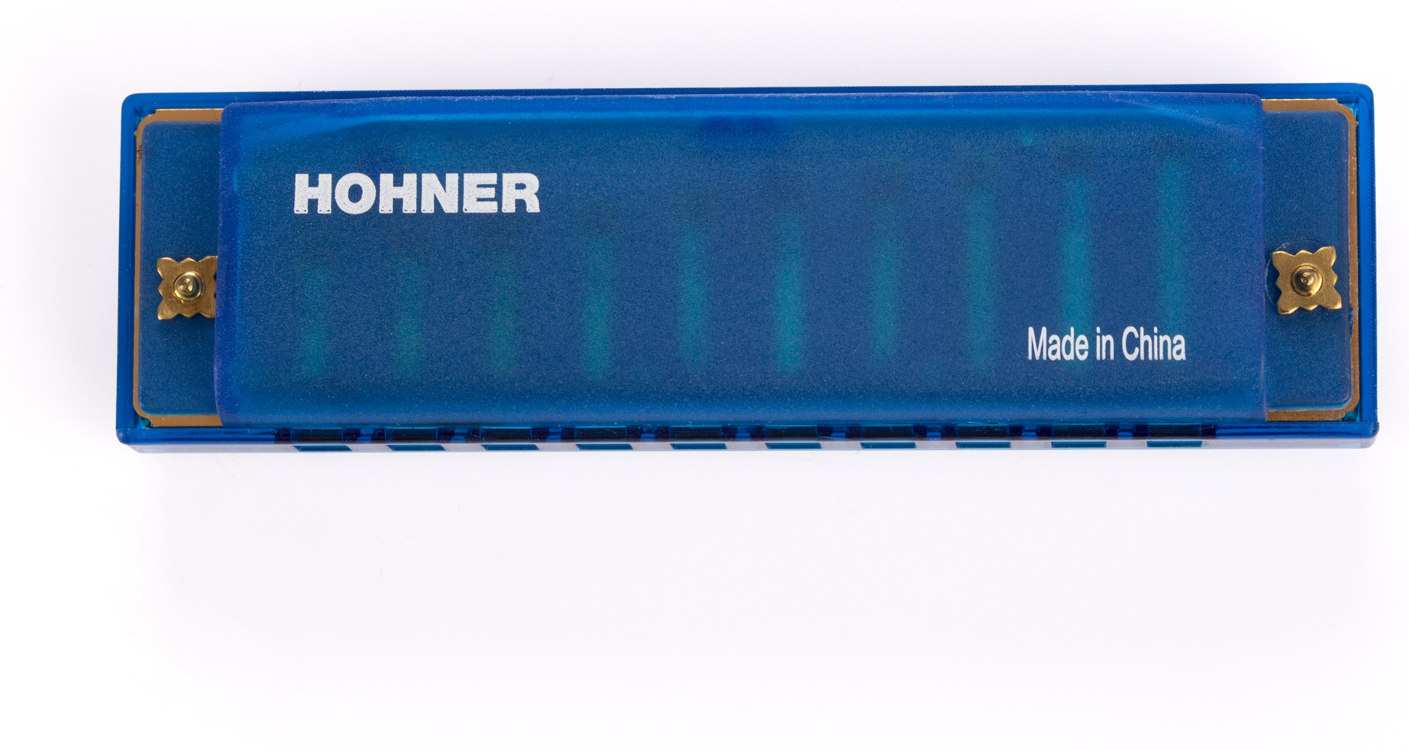 HOHNER TRANSLUCENT HARP BLUE HARDCASE