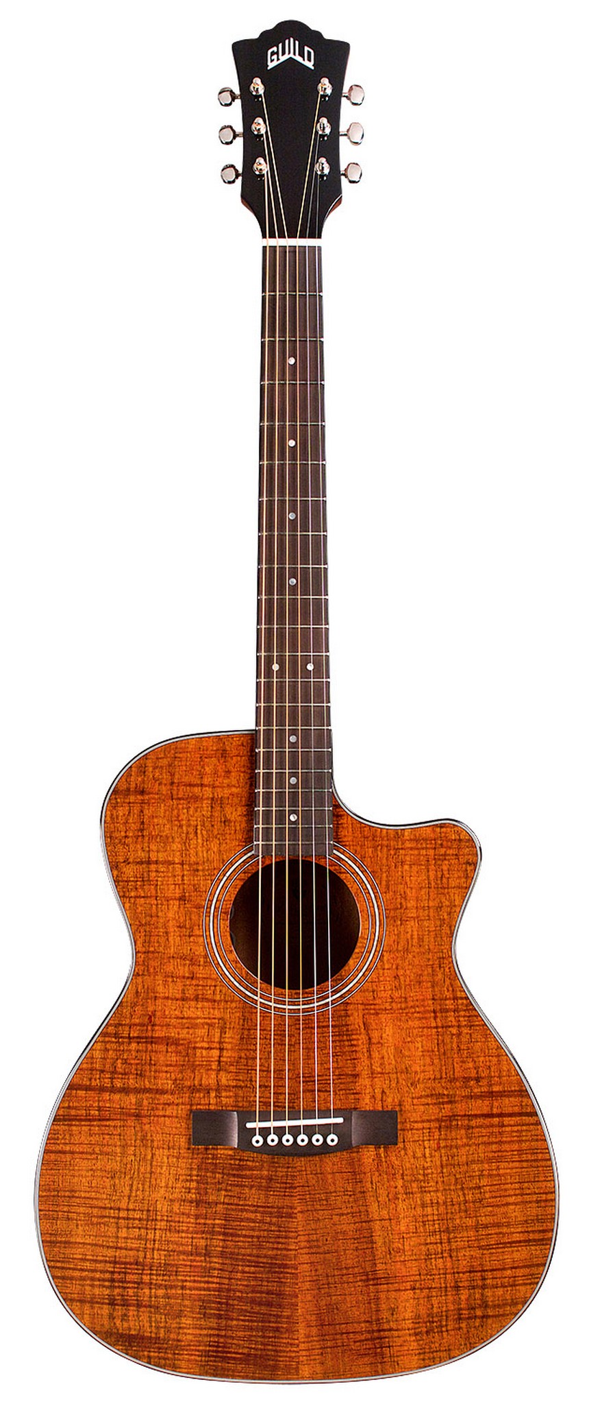 GUILD ITALIA OM-260CE DELUXE BLACKWOOD NAT