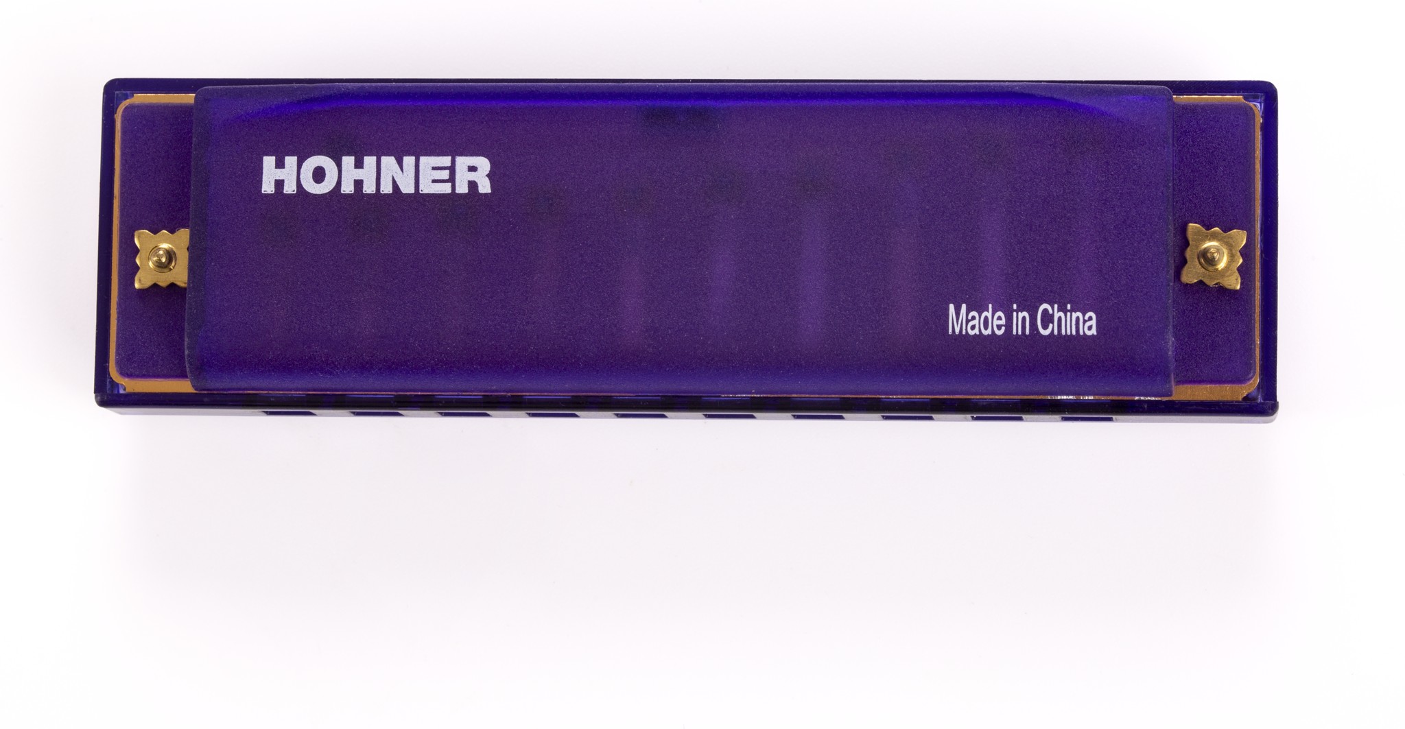 HOHNER TRANSLUCENT HARP PURPLE HARDCASE