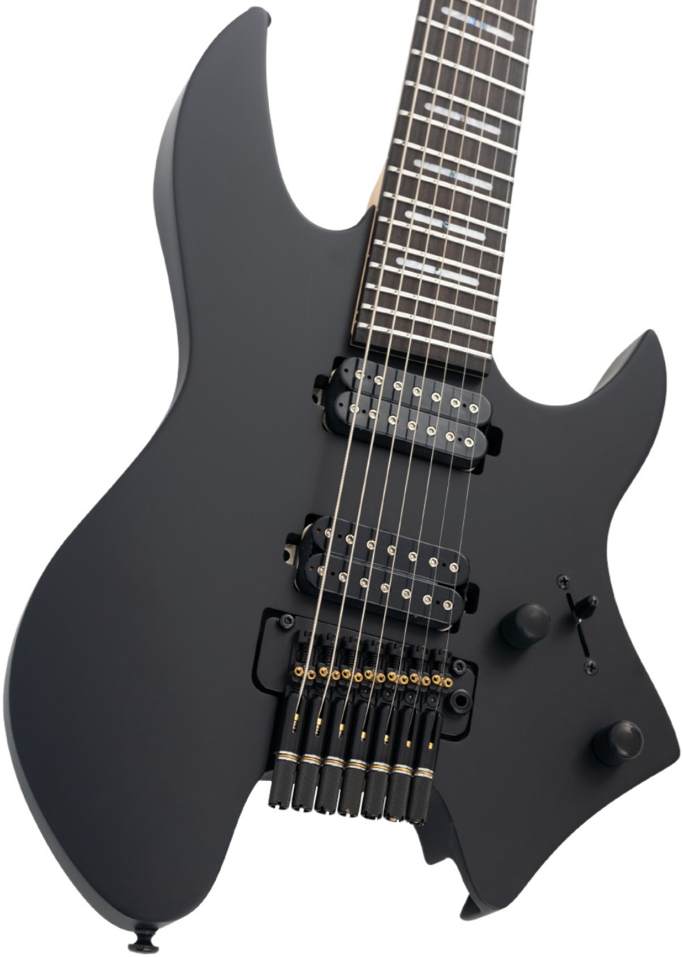 SIRE GUITARS X6 HEADLESS 7 BLACK SATIN