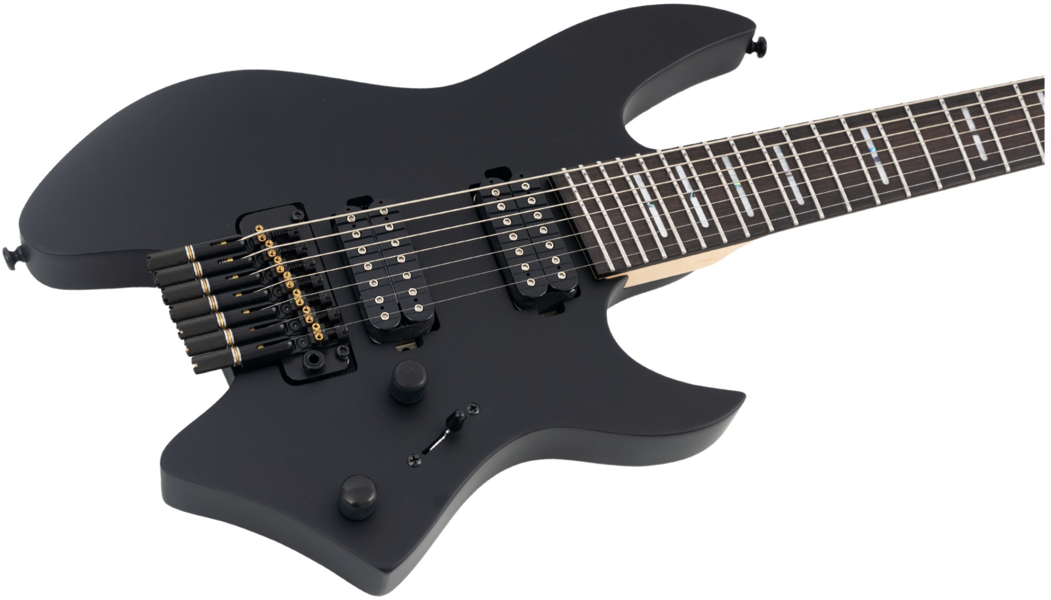 SIRE GUITARS X6 HEADLESS 7 BLACK SATIN