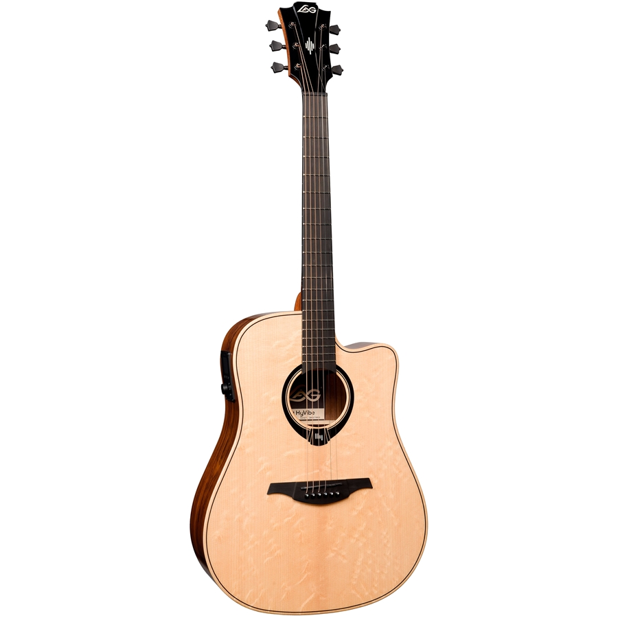 Lag HyVibe V2 HV30DCE Chitarra Acustica Smart Dreadnought Cutaway