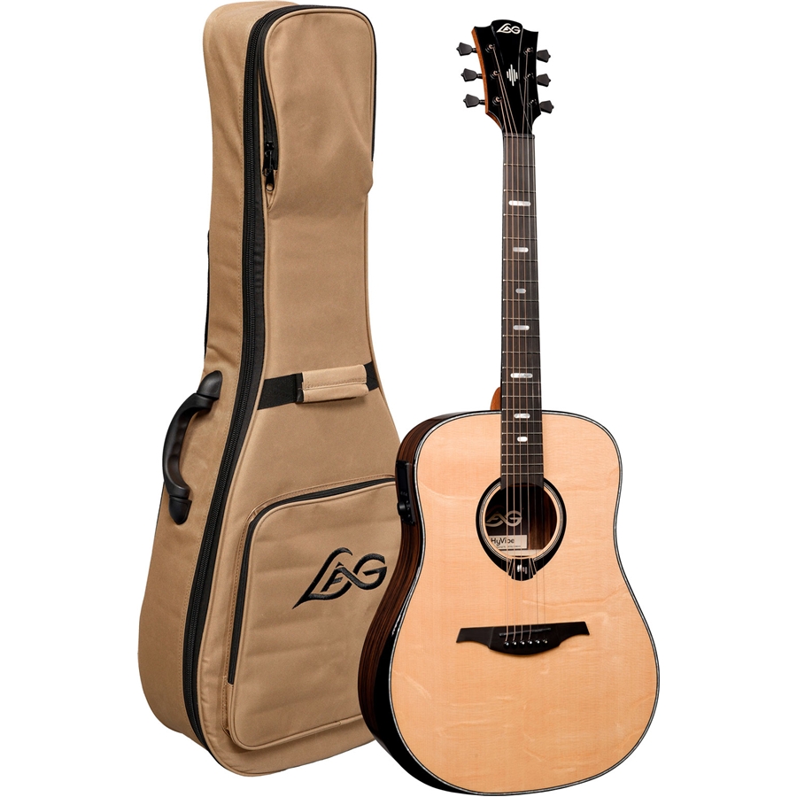 Lag HyVibe V2 HV50DE Chitarra Acustica Smart Dreadnought