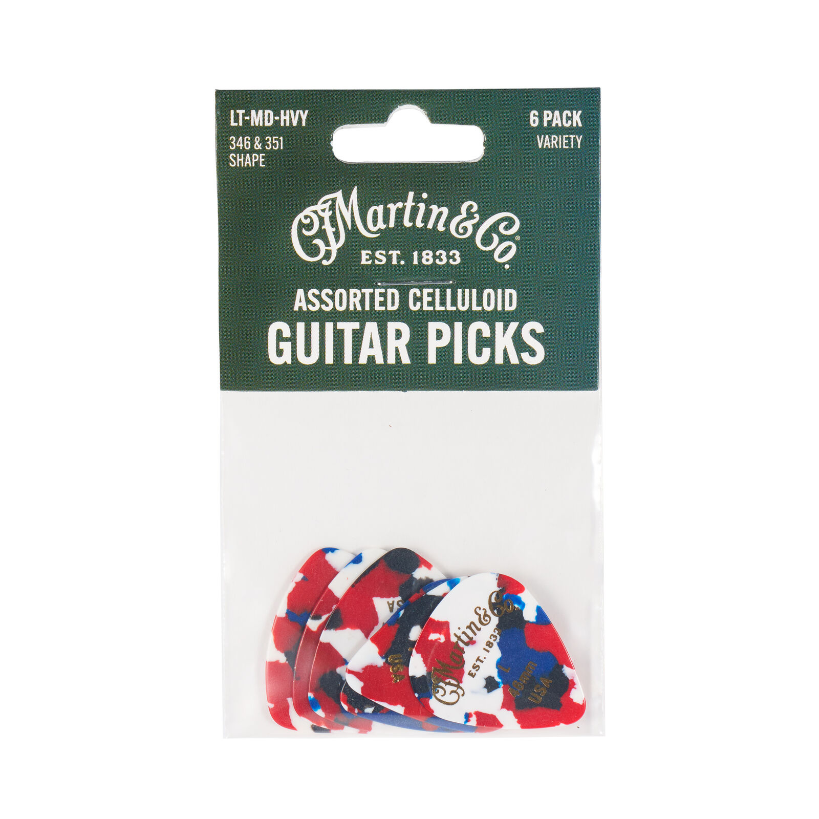 C.F. Martin & Co. 18A0179 Picks 6pk