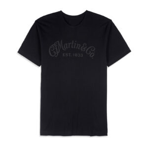 C.F. Martin & Co. 18CM0215L Martin Tone on Tone Black T-shirt