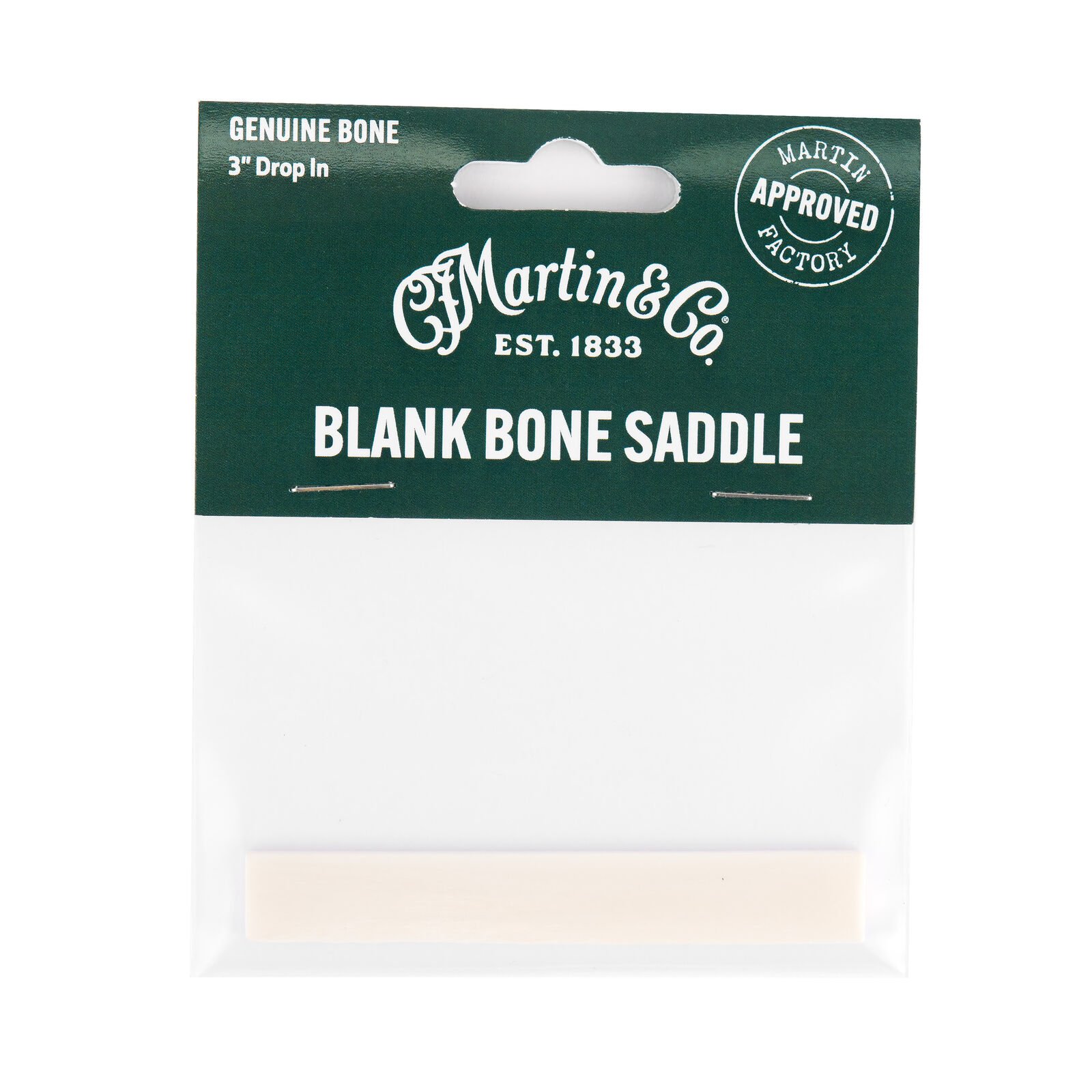 C.F. Martin & Co. 18SL0001 Bone blank saddle