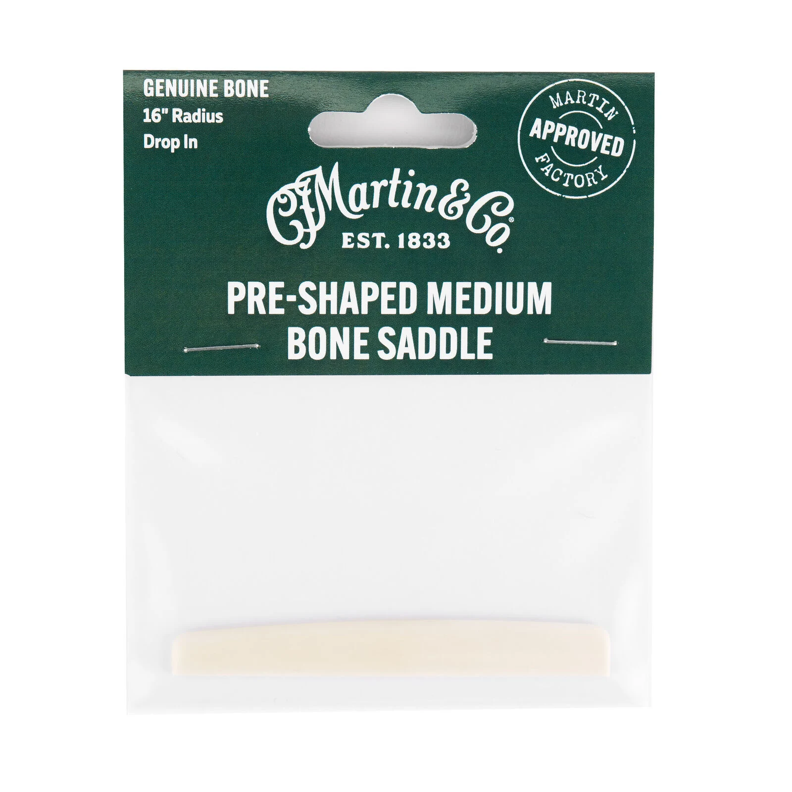 C.F. Martin & Co. 18SL0003 Medium compensated Bone saddle