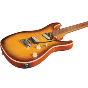 Eko Guitars Fire 401 Aurora Flamed Amber Burst