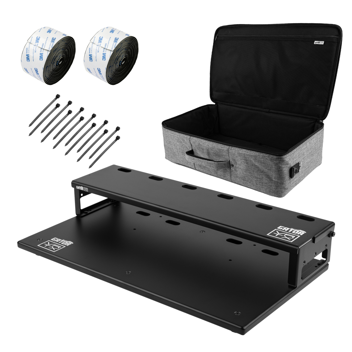 Gator Cases GV-TC2313R2-GB Rig Doctor Pedaliera 23' X 13' Due Livelli