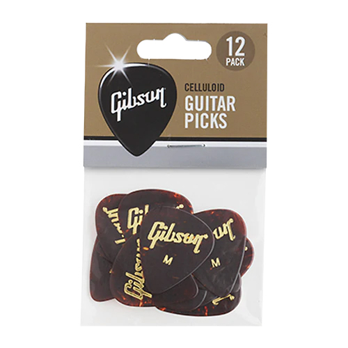 Gibson Accessories APRT12-74M Tortoise Medium Pack/12
