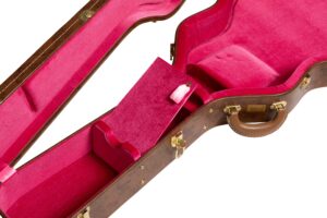 Gibson Accessories ASLFTCASE-5L-335 Lifton Historic Hardshell Case Hollowbody ES-335 Brown/Pink
