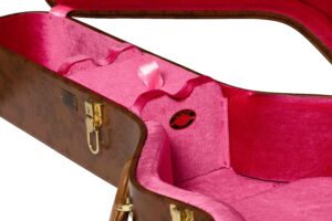 Gibson Accessories ASLFTCASE-5L-J185 Lifton Historic Hardshell Case J-185 Brown/Pink