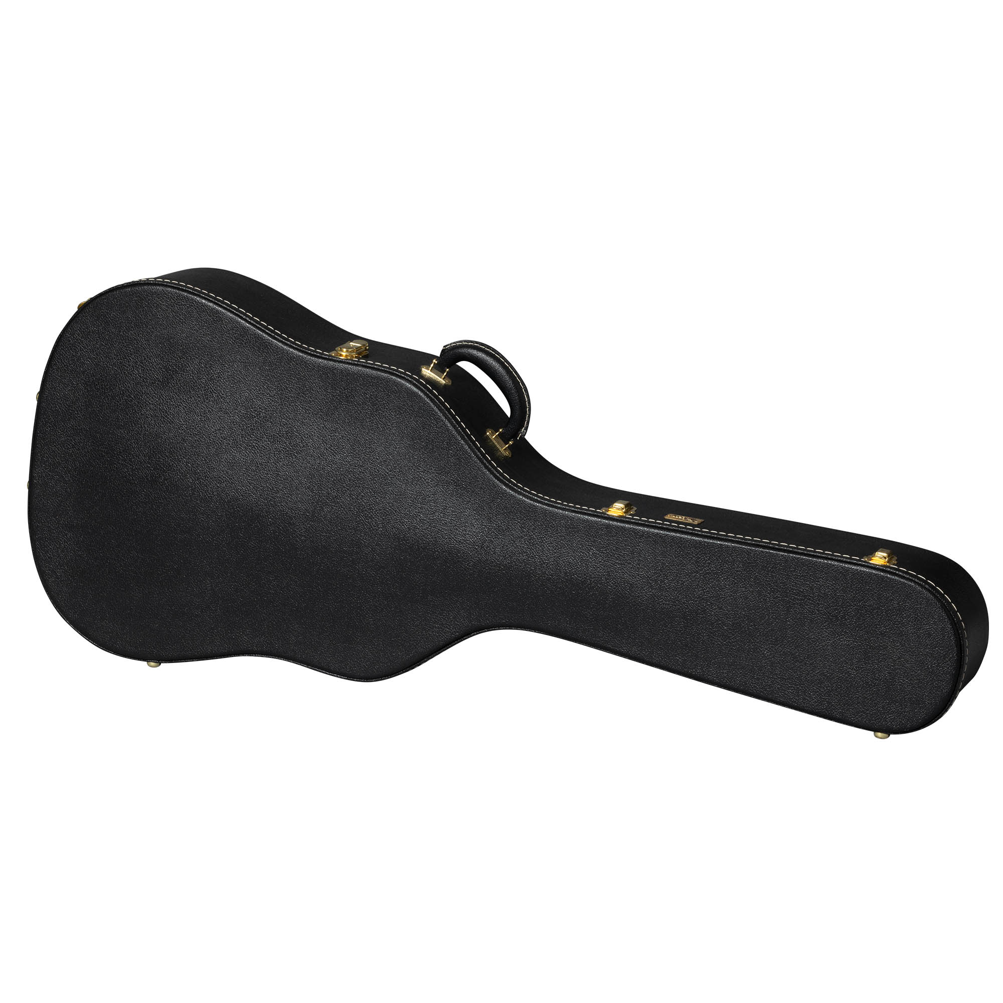 Gibson Accessories ASLFTCASE-PB-DN Lifton historic Hardshell Case Dreadnought Black/Goldenrod