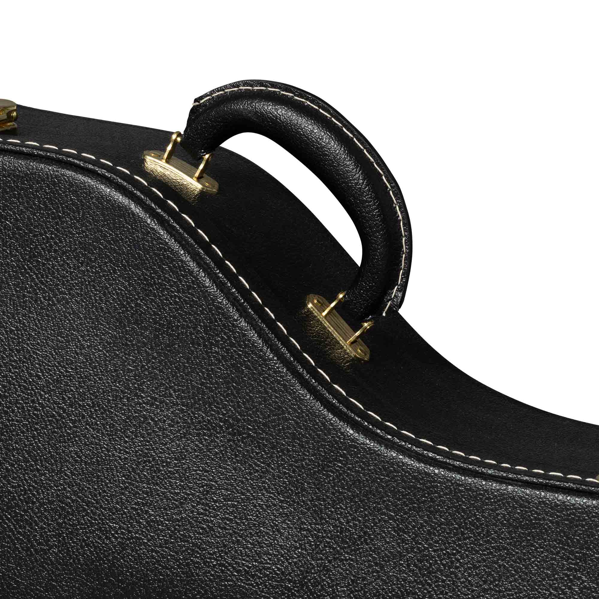 Gibson Accessories ASLFTCASE-PB-DN Lifton historic Hardshell Case Dreadnought Black/Goldenrod