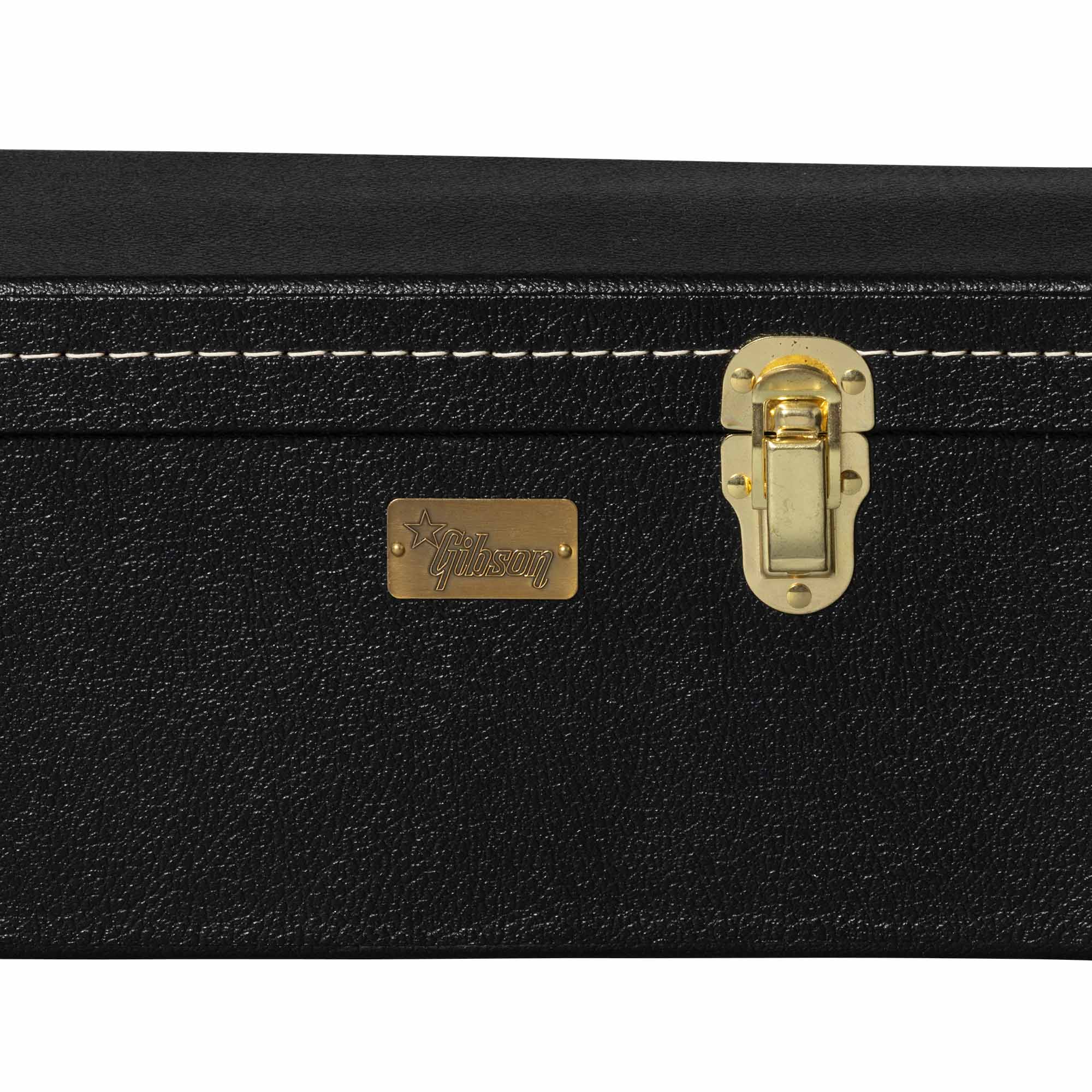 Gibson Accessories ASLFTCASE-PB-DN Lifton historic Hardshell Case Dreadnought Black/Goldenrod