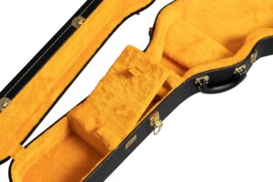 Gibson Accessories ASLFTCASE-PB-LPS Lifton Historic Hardshell Case Les Paul Black/Goldenrod