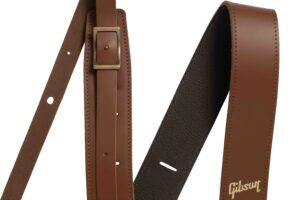 Gibson Accessories ASTRBDR-BRN Tracolla The Troubadour Brown