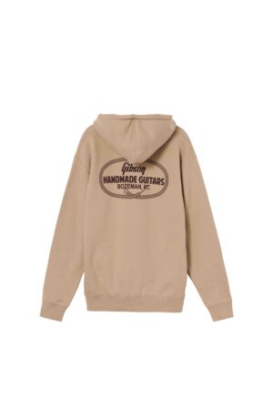 Gibson Accessories GA-HOOD-HAND-TAN-LG Handmade Guitars Hoodie Exclusive L