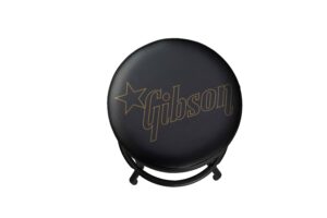 Gibson Accessories GA-STOOL3 Premium Playing Stool Star Logo Tall 30'