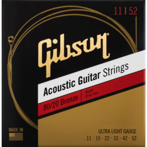 Gibson Accessories SAG-BRW11 80/20 Bronze Ultra-Light 11-52