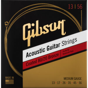 Gibson Accessories SAG-CPB13 Coated Phosphor Bronze Medium 13-56