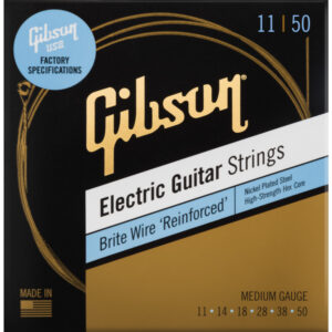 Gibson Accessories SEG-BWR11 Brite Wire Reinforced Medium 11-50